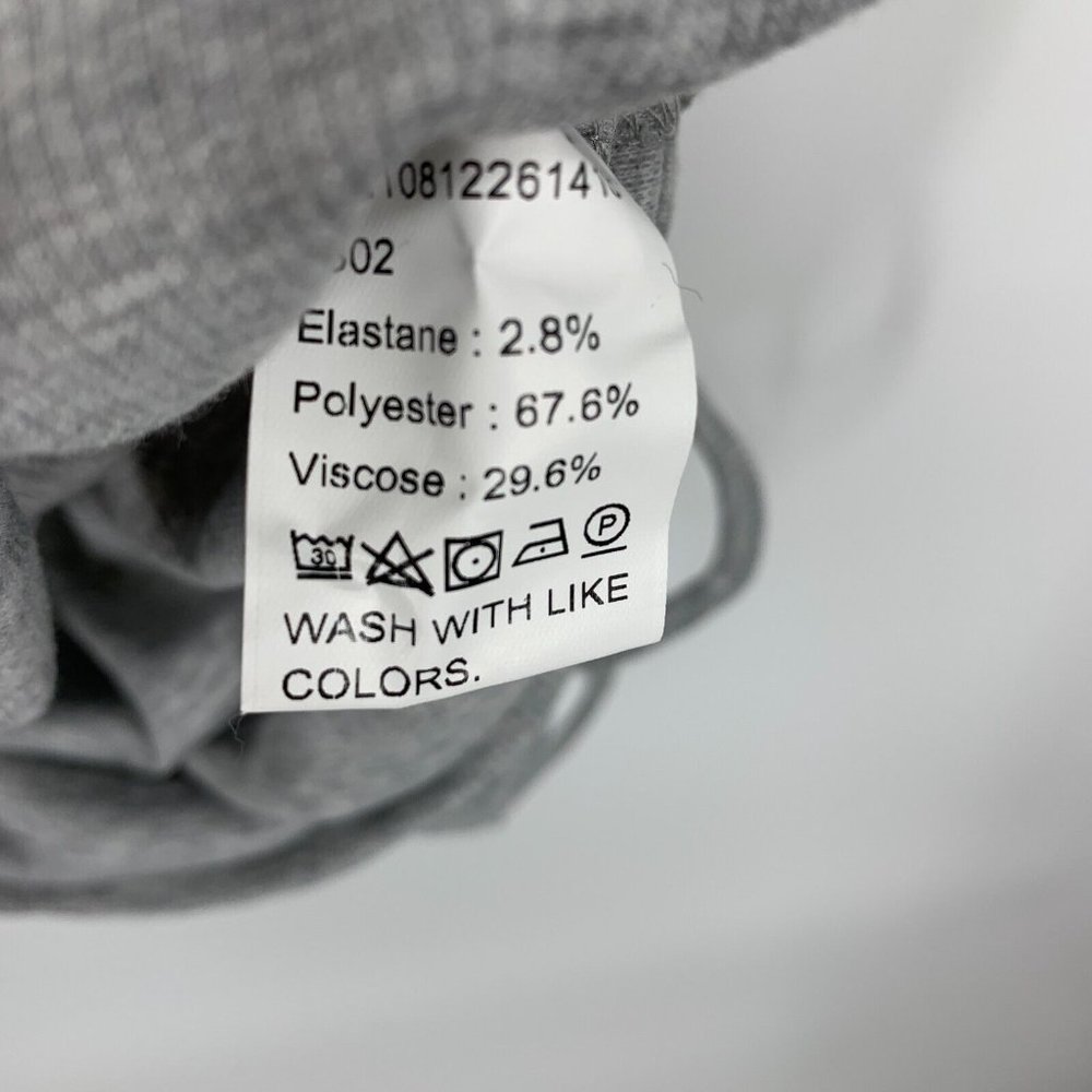 Shein Dress Gray Bodycon Mini Drawstring Side Long Sleeve - Picture 7 of 10